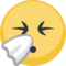 Sneezing Face emoji on Facebook